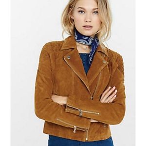 Brown suede jacket